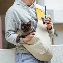 Outdoor Crossbody Pet Sling Carrier Bag for Cats and Small Dogs, gallery 4