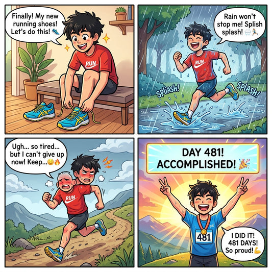 Beyond the Finish Line: Xiaoming's 481-Day Running Streak