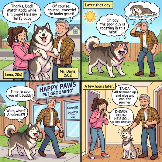 The Day Dad Turned My Alaskan Malamute into an 'Alaskan Donkey'