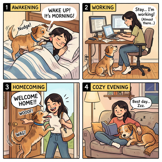 More Than Just Pets: The Heartwarming Companionship of Dogs as Your Little Helpers