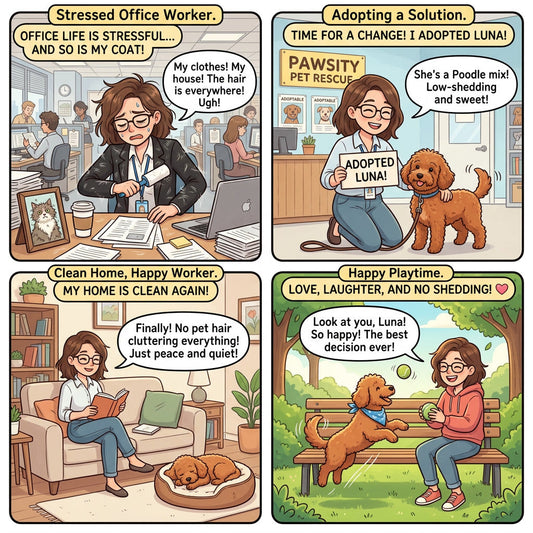 Your Guide to 8 Non-Shedding Dog Breeds Perfect for Busy Office Workers
