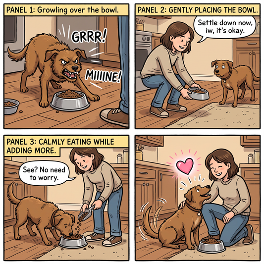 Understanding & Overcoming Dog Food Guarding: A Gentle Guide