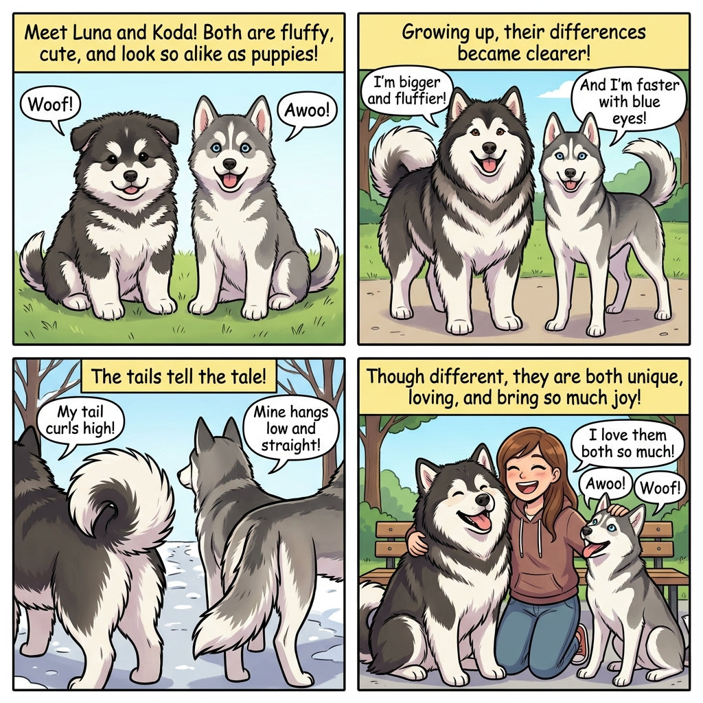 Alaskan Malamute vs. Siberian Husky: Unveiling the Arctic's Majestic Spirits