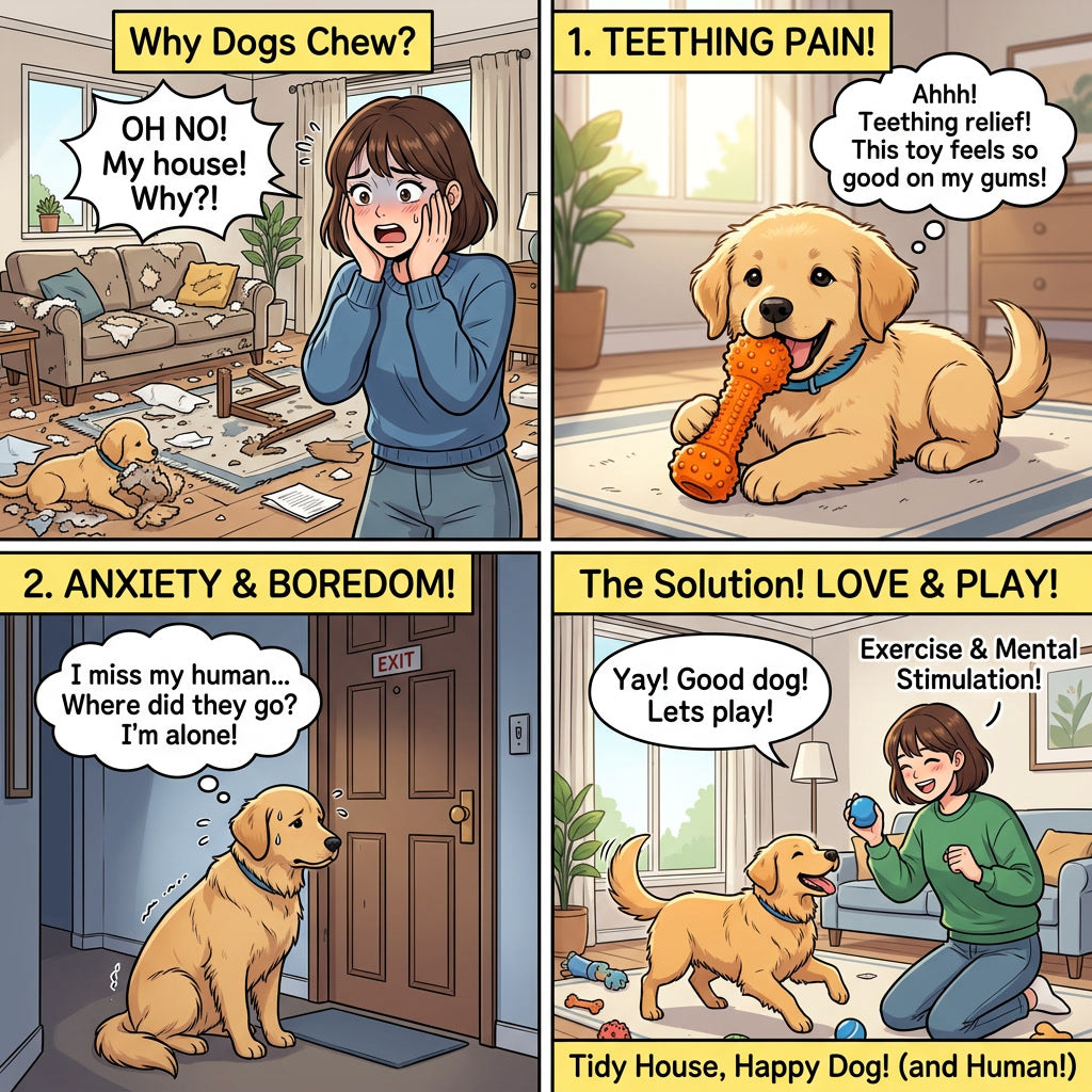Decoding Dog Destruction: Is Your Pup's Chewing a Cry for Help?