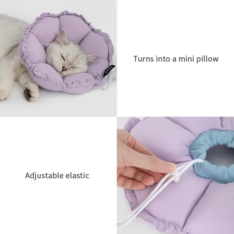 Soft Flower Pet Cone Collar