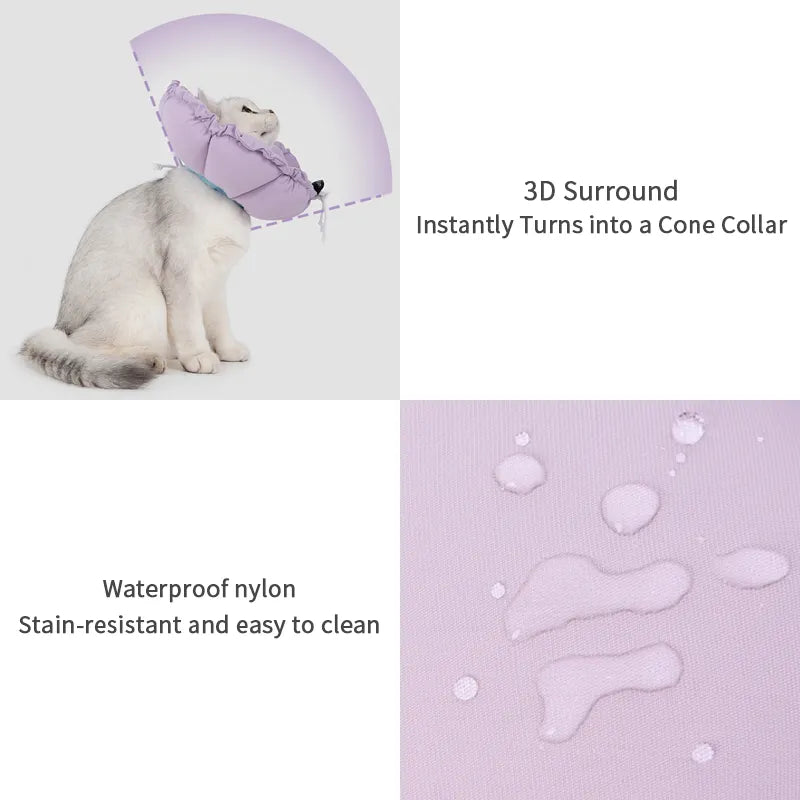 Soft Flower Pet Cone Collar