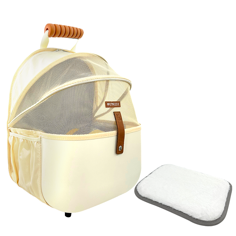 Breathable Pet Carrier Backpack with Transparent Space Capsule and Big Capacity