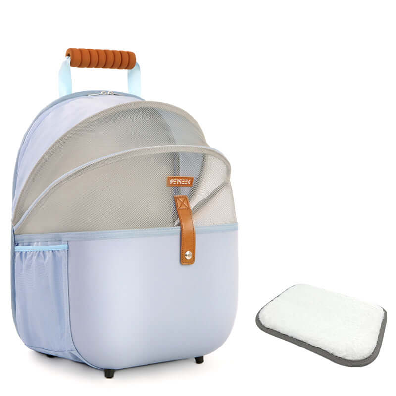 Breathable Pet Carrier Backpack with Transparent Space Capsule and Big Capacity