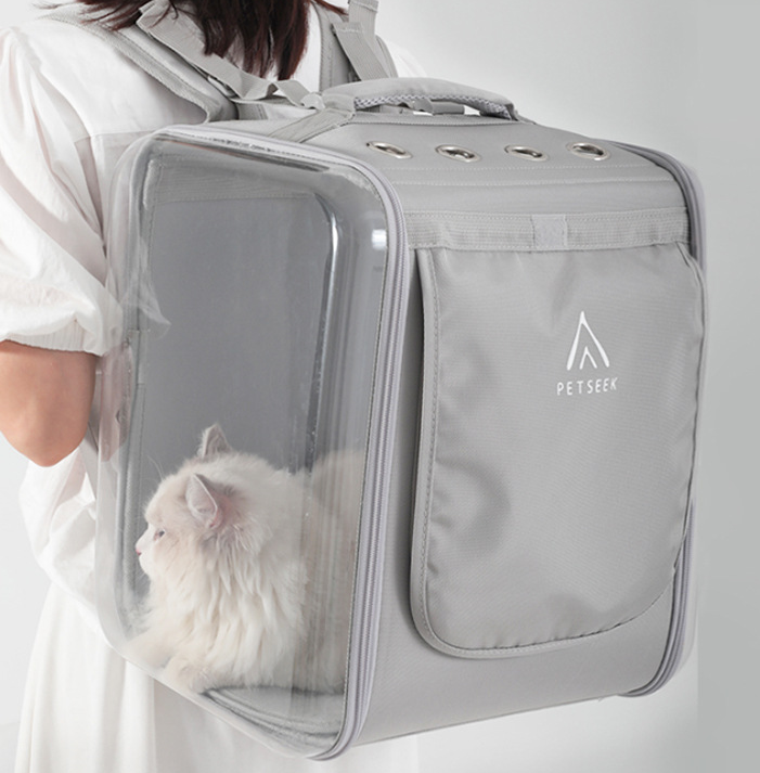 Portable Large Capacity Space Capsule Pet Carrier Backpack - for Cats and Dogs