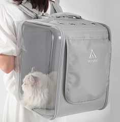 Portable Large Capacity Space Capsule Pet Carrier Backpack - for Cats and Dogs