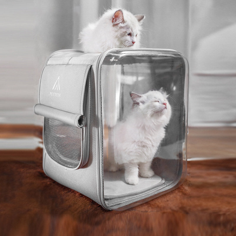 Portable Large Capacity Space Capsule Pet Carrier Backpack - for Cats and Dogs