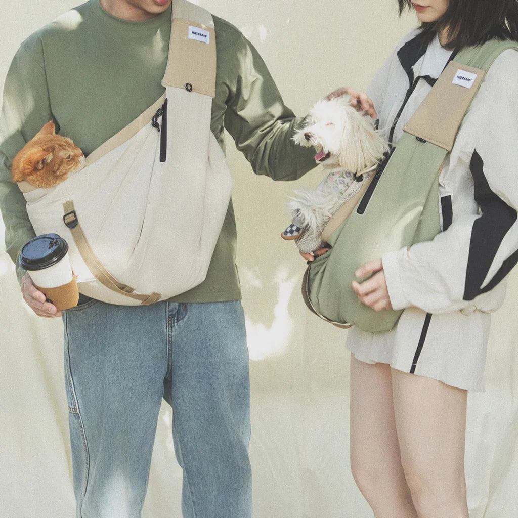 Portable Crossbody Pet Sling Carrier Bag